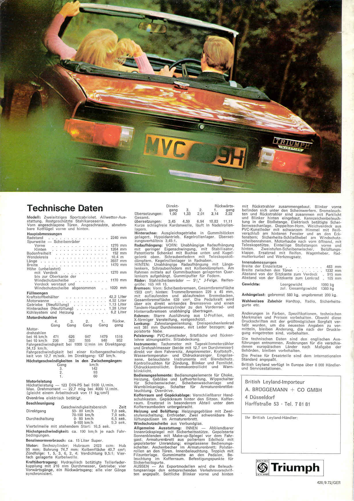 Triumph TR 6 P.I. D!